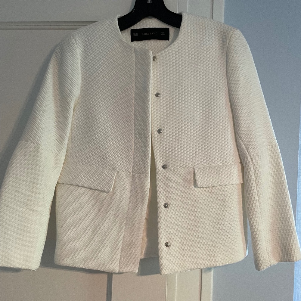 Zara White Jacket